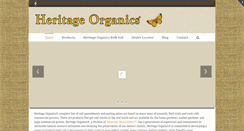 Desktop Screenshot of heritageorganics.com